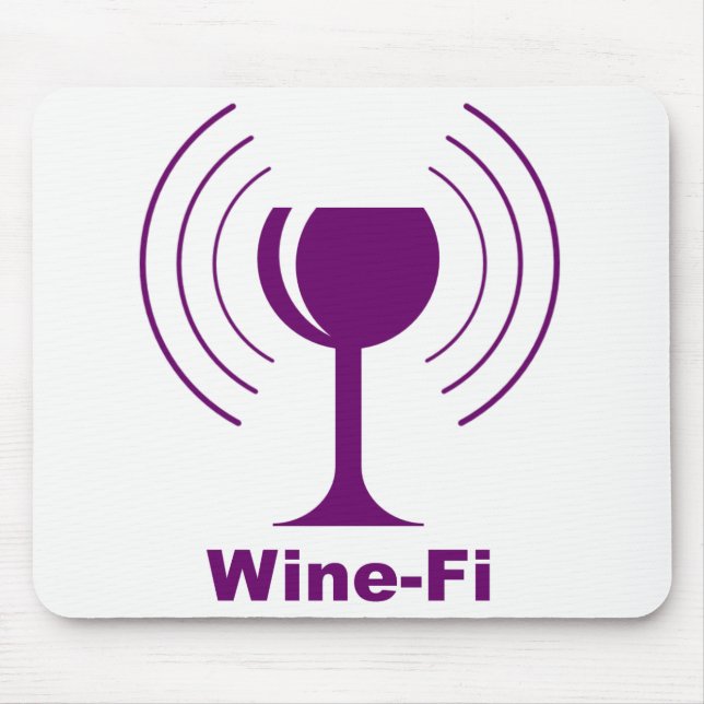 Wine-Fi Humour Mouse Pad (Front)