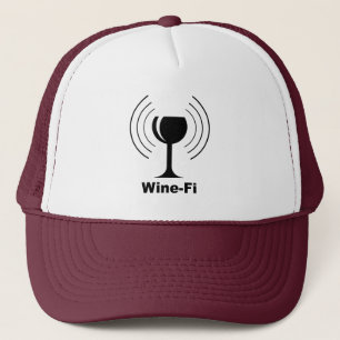 Wine-Fi Humour Trucker Hat