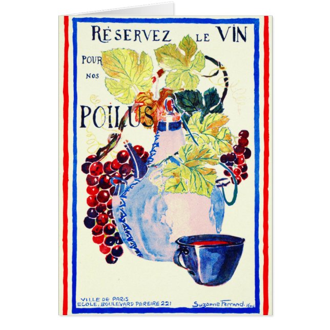 Wine for Soldiers 1916 (Front)
