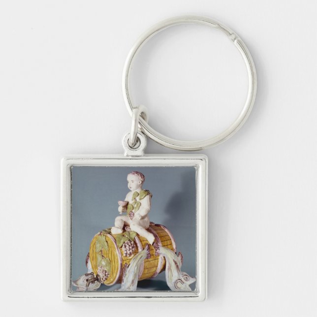 Wine fountain in the shape key ring (Front)