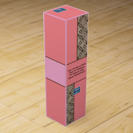 Wine Gift Box(Peach LED S.C.C.)RFPMDesigns©️2023/4 Box