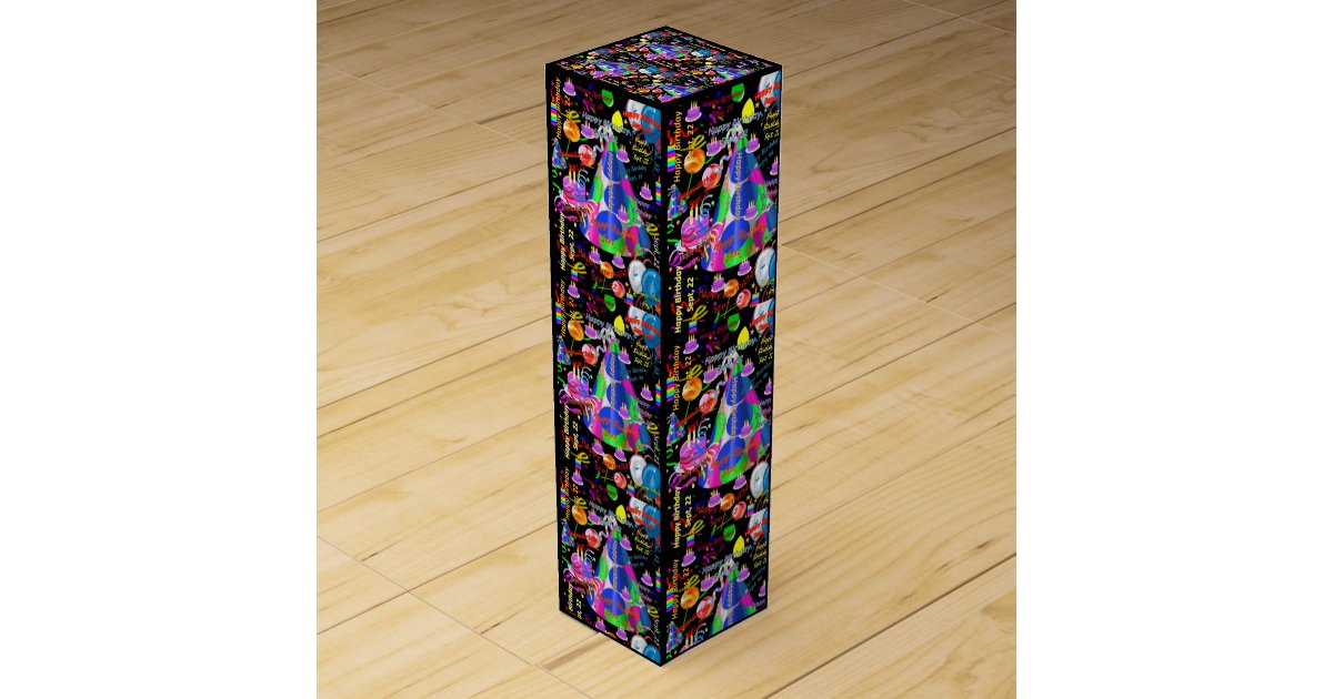 Wine Gift Box September, 22 Birthday Zazzle