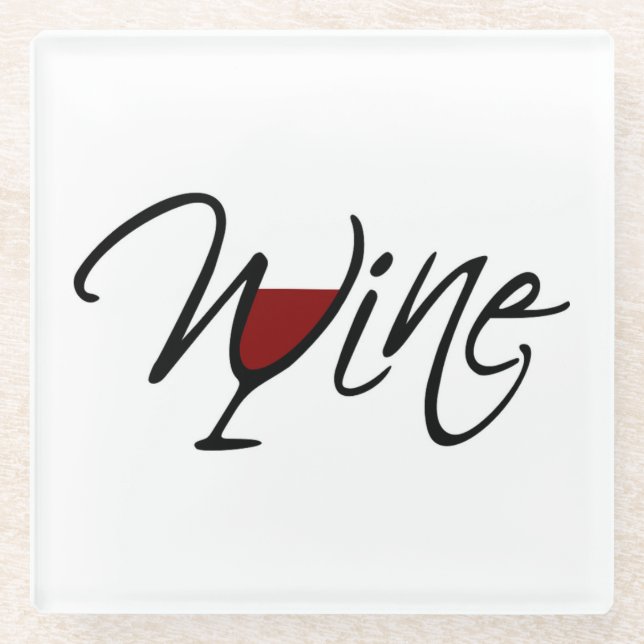 WINE GLASS COASTER (Front)