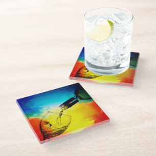 Wine Glass Coaster