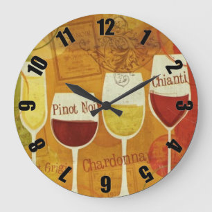 Wine Glass Customised Designer Clock