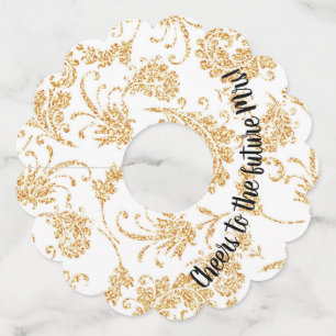 Wine Glass Labels/Bridal Shower/Wedding Wine Glass Tag