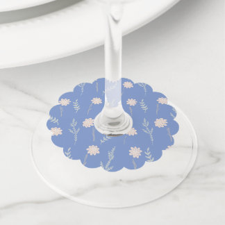 Wine Glass Labels Party Decor Table Name Tags 