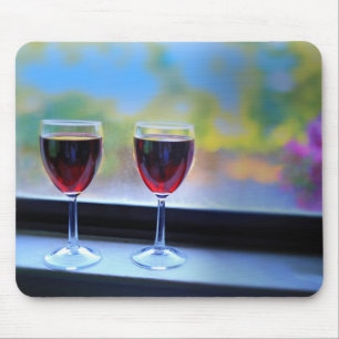 Wine Glass Mouse Pad