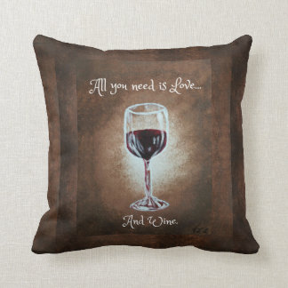 Wine Glass Pillow