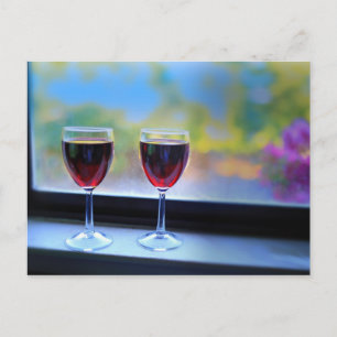 Wine Glass Postcard
