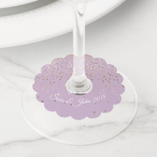 Wine Glass Tag-Wedding Tag