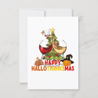 wine glass thankgiving funny wine happy hallothank invitation