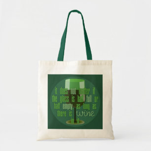 Wine Glass tote bags
