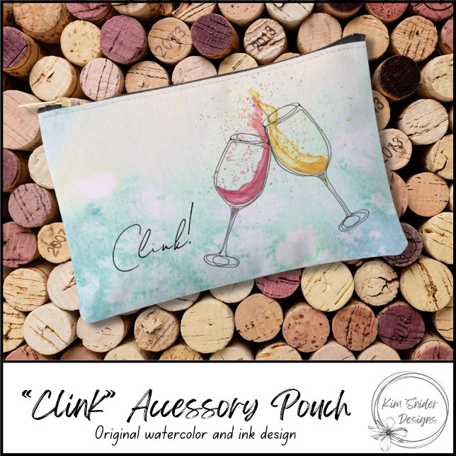 Wine Glasses Clinking Accessory Pouch (Creator Uploaded)