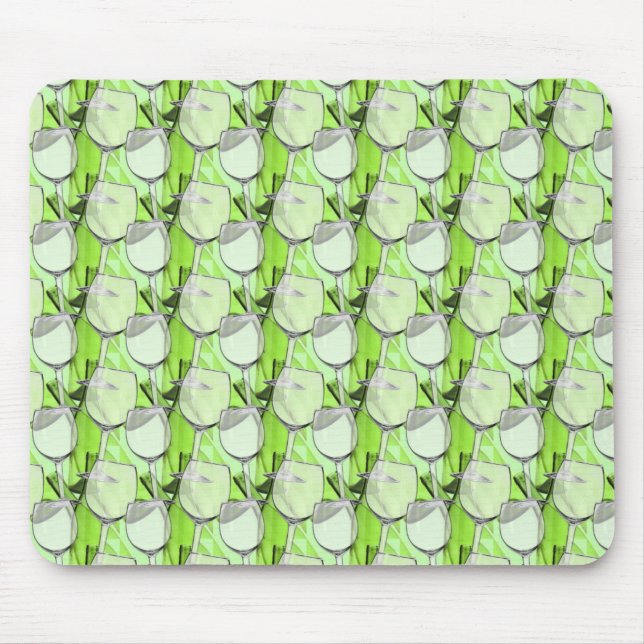 Wine Glasses Mouse Pad (Front)