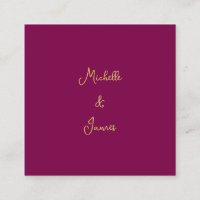 Wine & Gold Colours Professional Trendy Modern