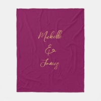 Wine & Gold Colours Professional Trendy Modern