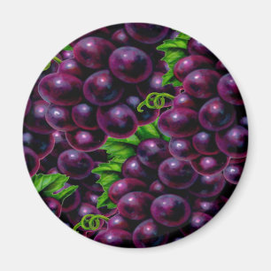 Wine Grapes Magnet