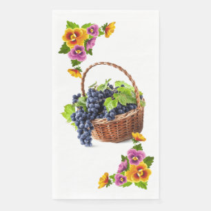 Wine Grapes Napkin
