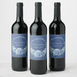 Wine Grapes Personalized Flowers Red White Label