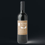 Wine & Grapes, Rustic Wine Bar/Winery Wine Label<br><div class="desc">Wine & Grapes,  Rustic Wine Bar/Winery Wine Bottle Label By The Business Card Store.</div>