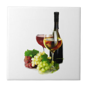Wine Grapes Tile