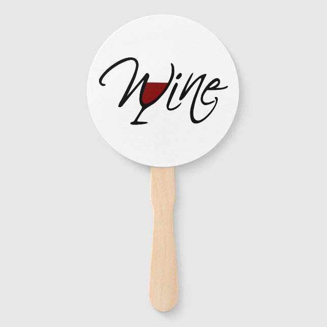 WINE HAND FAN (Front)