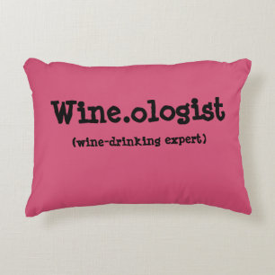 Wine Humour Accent Pillow