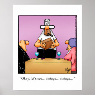 Wine Humour Poster Gift