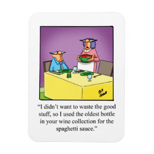 Wine Humour Refrigerator Magnet