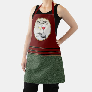 WINE Humour Seize the Wine All-Over Print Apron