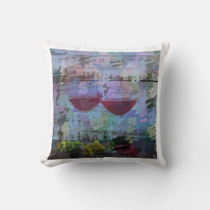 Wine Impressions Throw Pillow