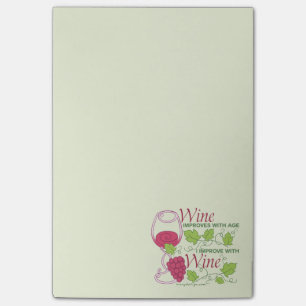 Wine Improves With Age Post-it Notes