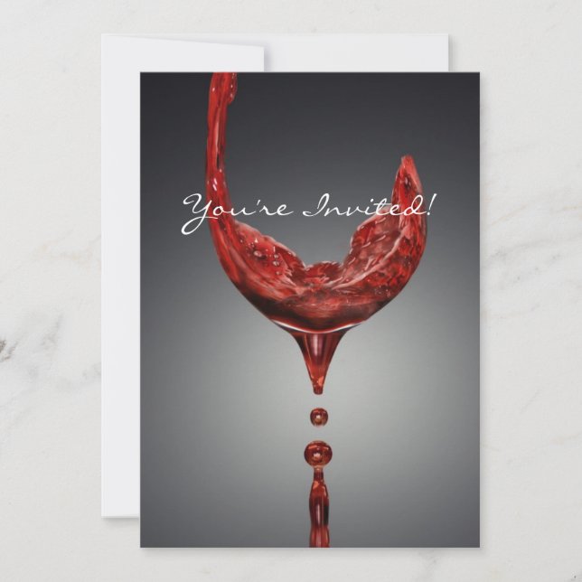 Wine invitation card (Front)