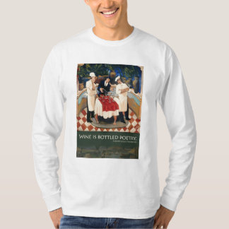 "Wine is Bottled Poetry" T-Shirt