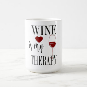 Wine Is My Therapy Coffee Mug