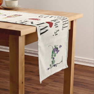 Wine Is My Therapy Table Runner
