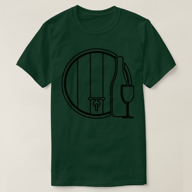 Wine Keg T-Shirt (Design Front)