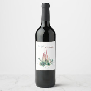 Wine Label - Aloe You Vera Much