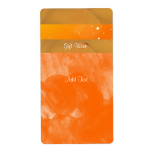 WINE LABEL: Custom-Designed Gift Wine Label