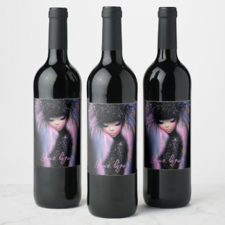 Wine Labels Cosmic Diva Stellar Glow