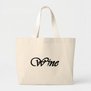 Wine Large Tote Bag