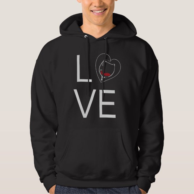 Wine Lover  80 Hoodie (Front)