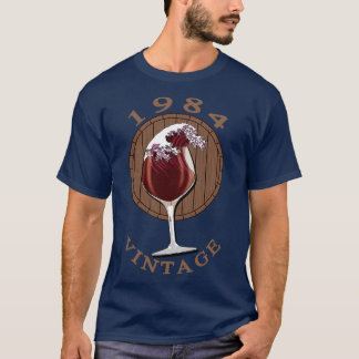 Wine Lover Birthday 1984 Vintage T-Shirt