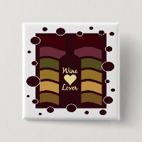 Wine Lover button
