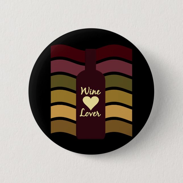 Wine Lover button (Front)