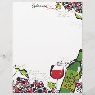 Wine Lover Letterhead