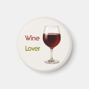 Wine Lover Modern Thanksgiving Magnet