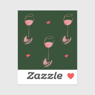 Wine lover sticker