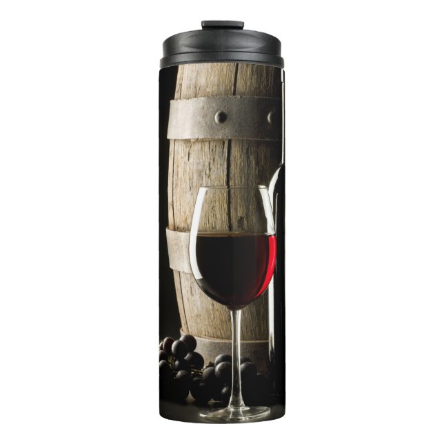 Wine Lover's custom text tumbler (Front)